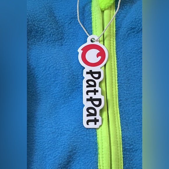 New PatPat Blue Monster Hoodie for Babies warm jacket size 0-3 months - Picture 11 of 13